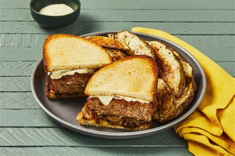 caramelized onion meatloaf sandwiches hellofresh|hello fresh meatloaf with creamy thyme sauce.